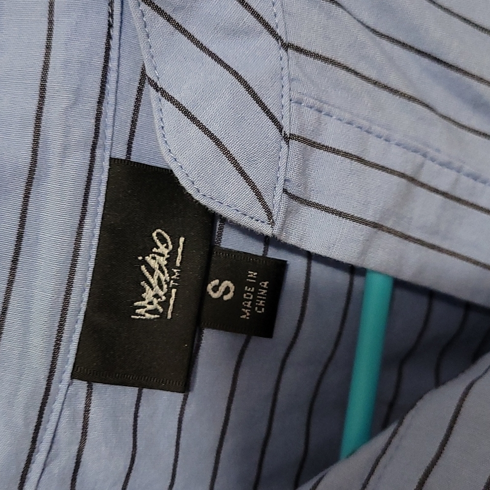 Mossimo blue button up dress - Picture 3 of 6